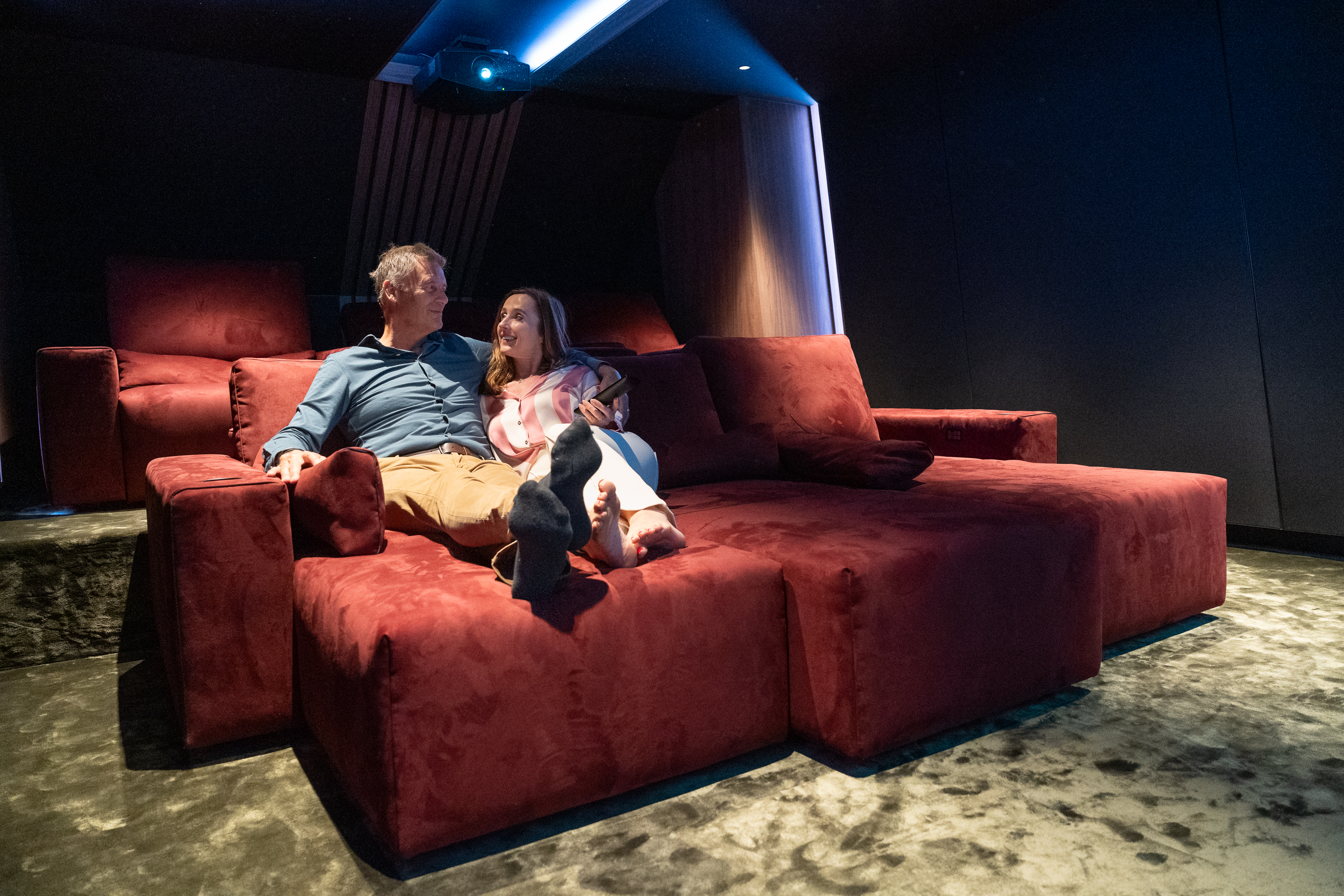 A demo lets you experience the atmosphere of a home cinema.
