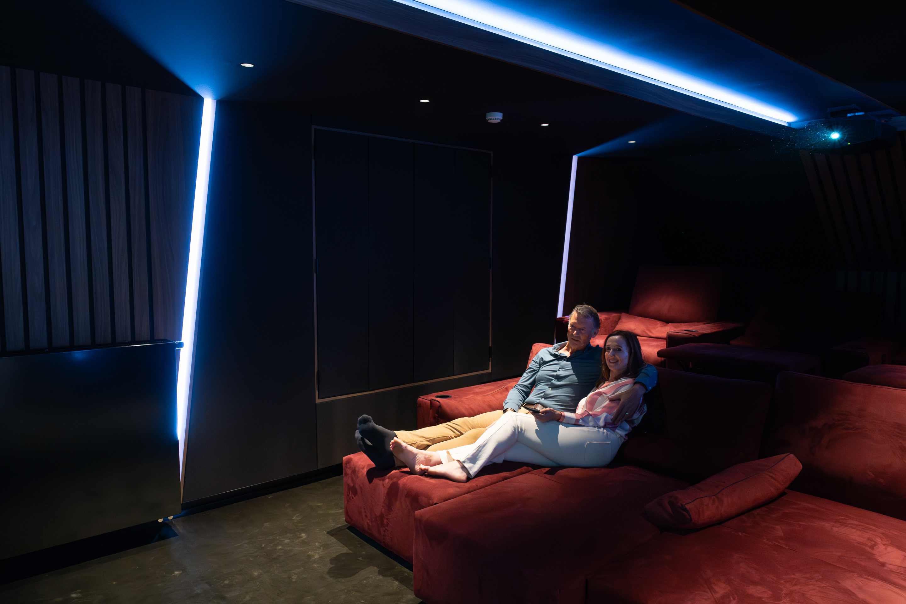 Ervaar het effect van een home cinema via een levensechte demo.